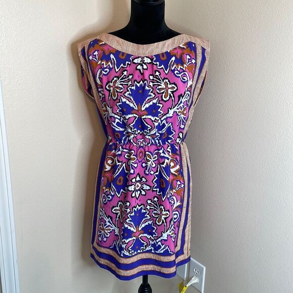 Loft floral satin mini dress - Picture 2 of 8